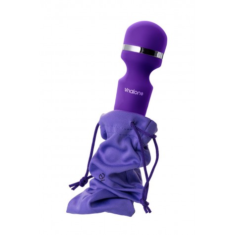Фиолетовый вибромассажер Nalone Rock