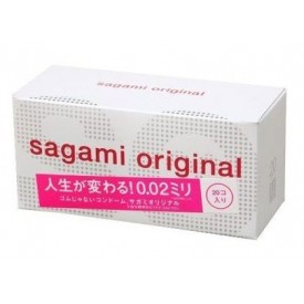 Ультратонкие презервативы Sagami Original 0.02 - 20 шт.